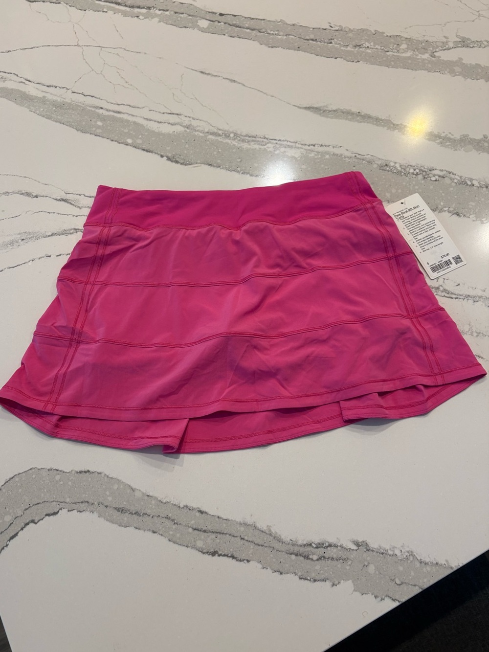🎾 Lululemon Pace Rival Skirt Long – Bubblegum Pink – NWT – Size 8